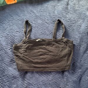 Women's Forever 21 Black Crop Top Large some piling in photos